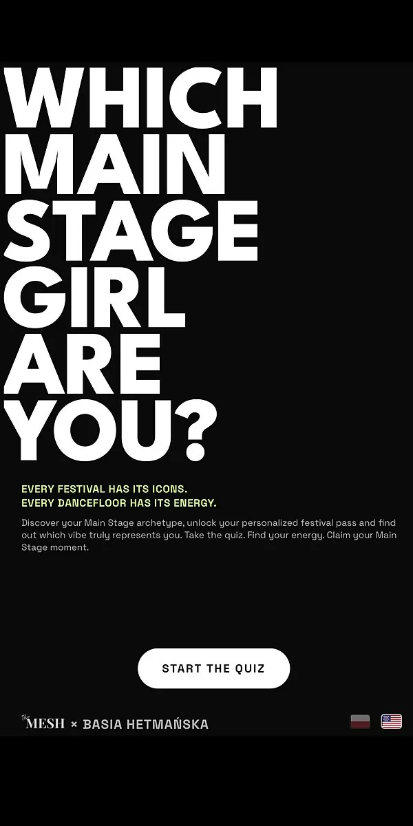 Page 1 - Which Main Stage Girl are you